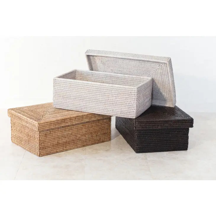 Rattan Storage Box with Lid