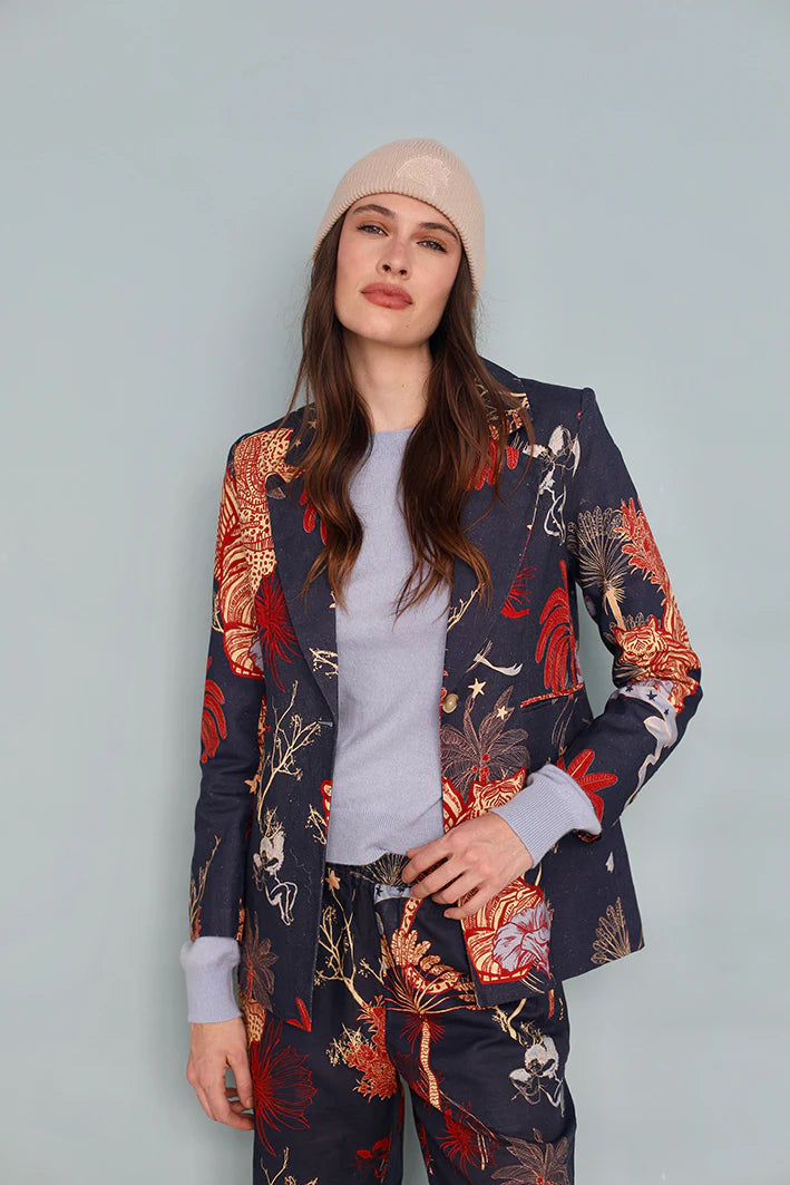 BLAZER TOILE DE JOUY BLUE