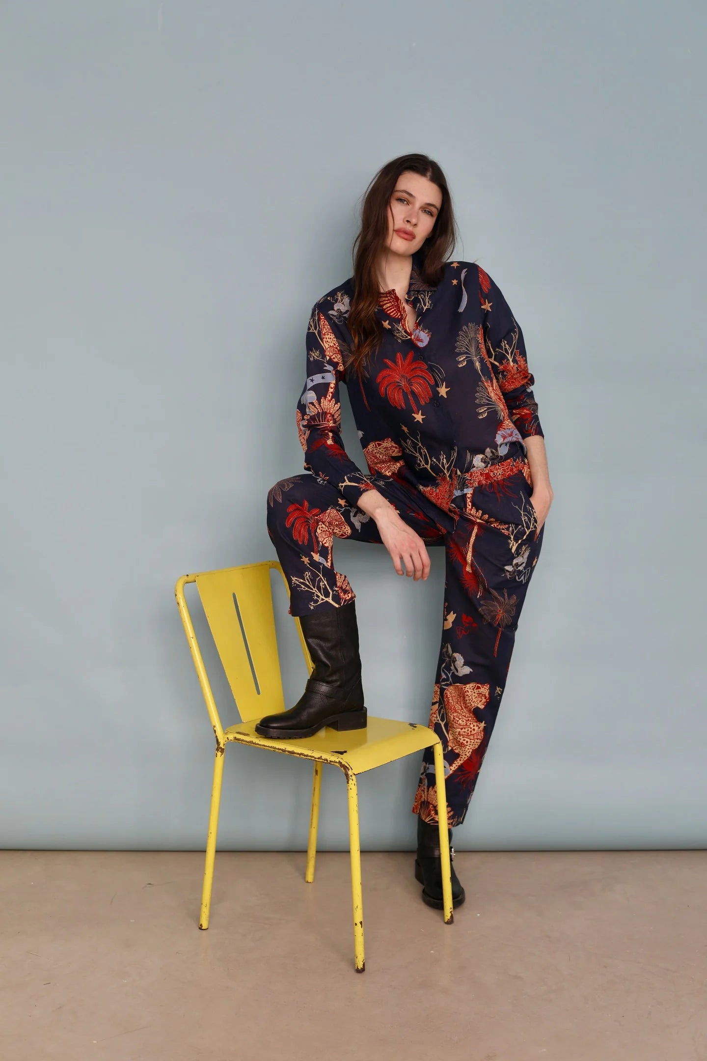 SHIRT TOILE DE JOUY BLUE