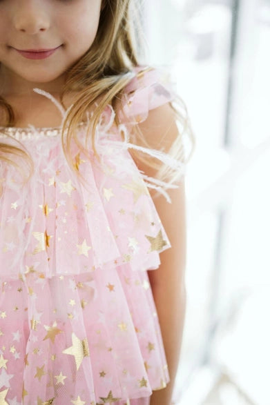 Layered Dress- Purple Star