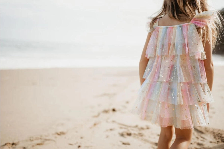 Layered Dress- Purple Star