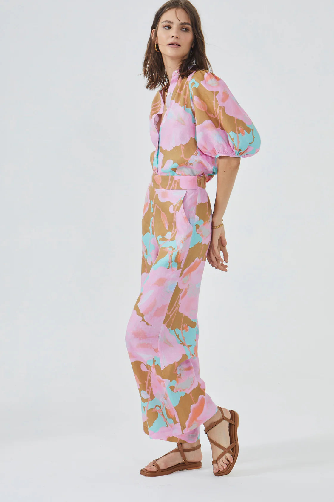 NEW LUNA PANTS - AQUARELA