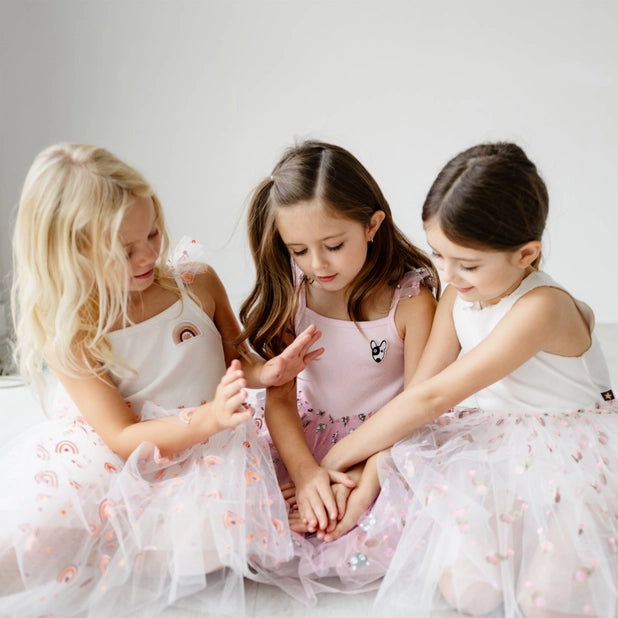 Han Frill Tutu Dress- Pink
