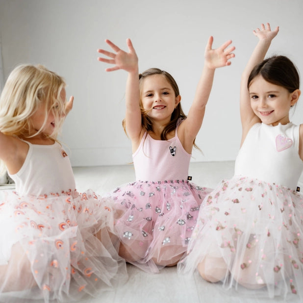 Han Frill Tutu Dress- Pink