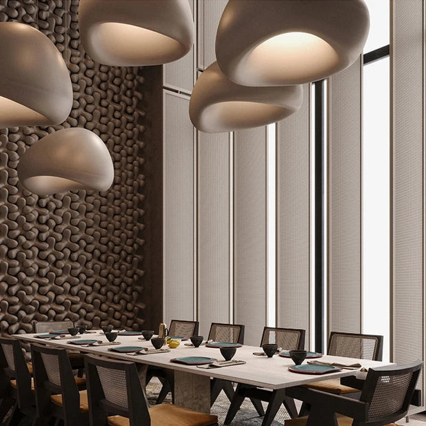 Wabi Sabi Pendant Light-White