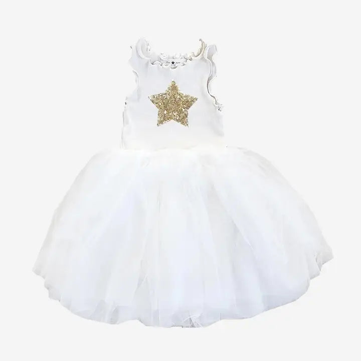 Ph Star Tutu Dress- Ivory
