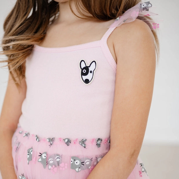 Han Frill Tutu Dress- Pink
