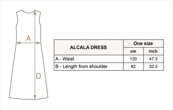 ALCALA LINEN DRESS - MYKONOS