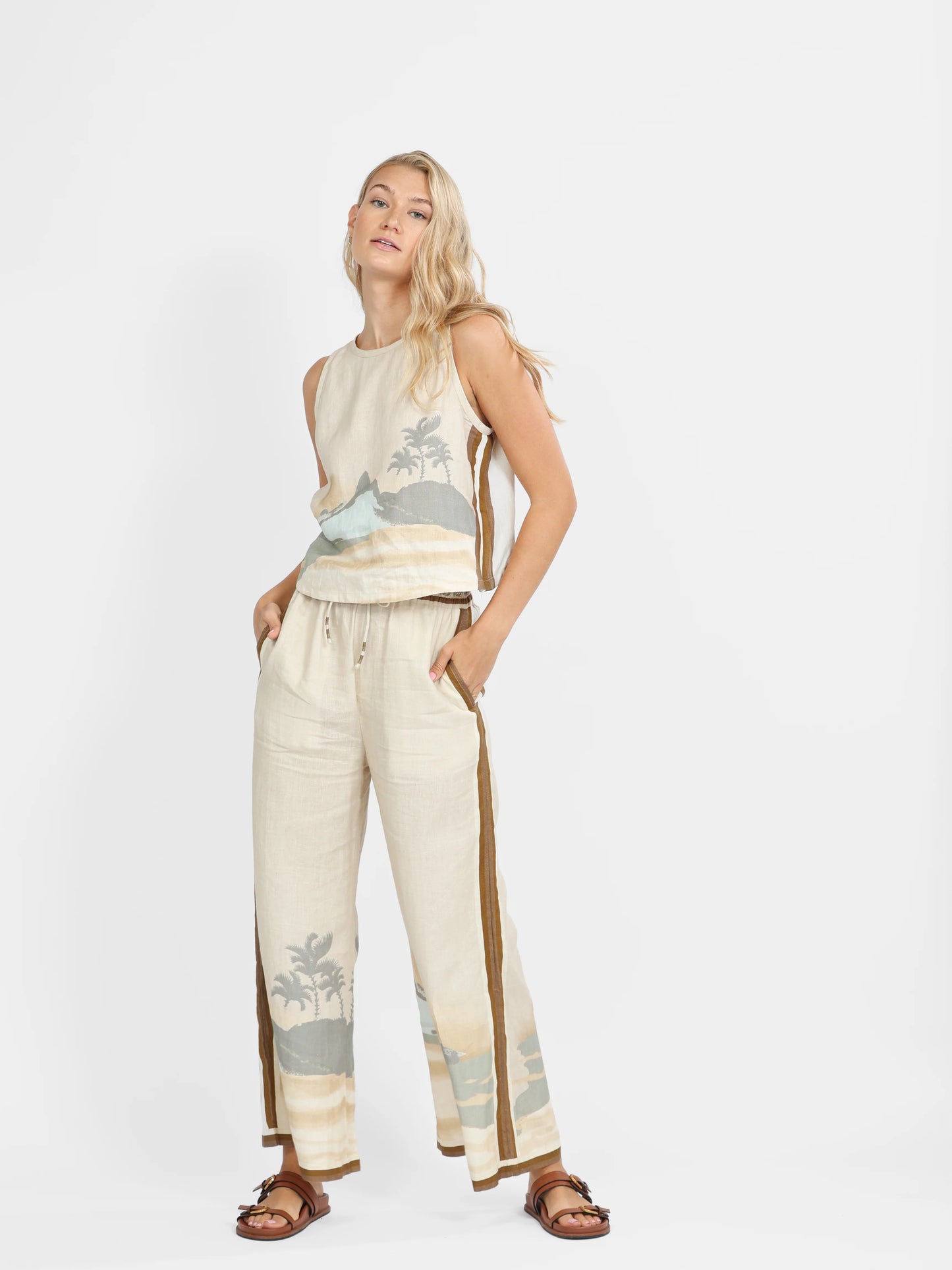 LINEN PANT IPANEMA BEIGE