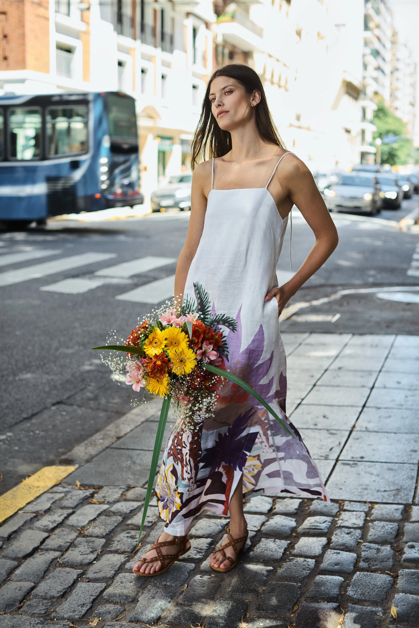 LONG DRESS IPANEMA WHITE