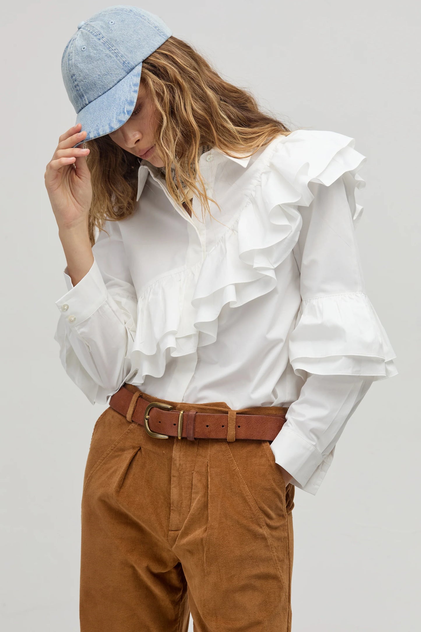 MAMBO POPLIN SHIRT - WHITE
