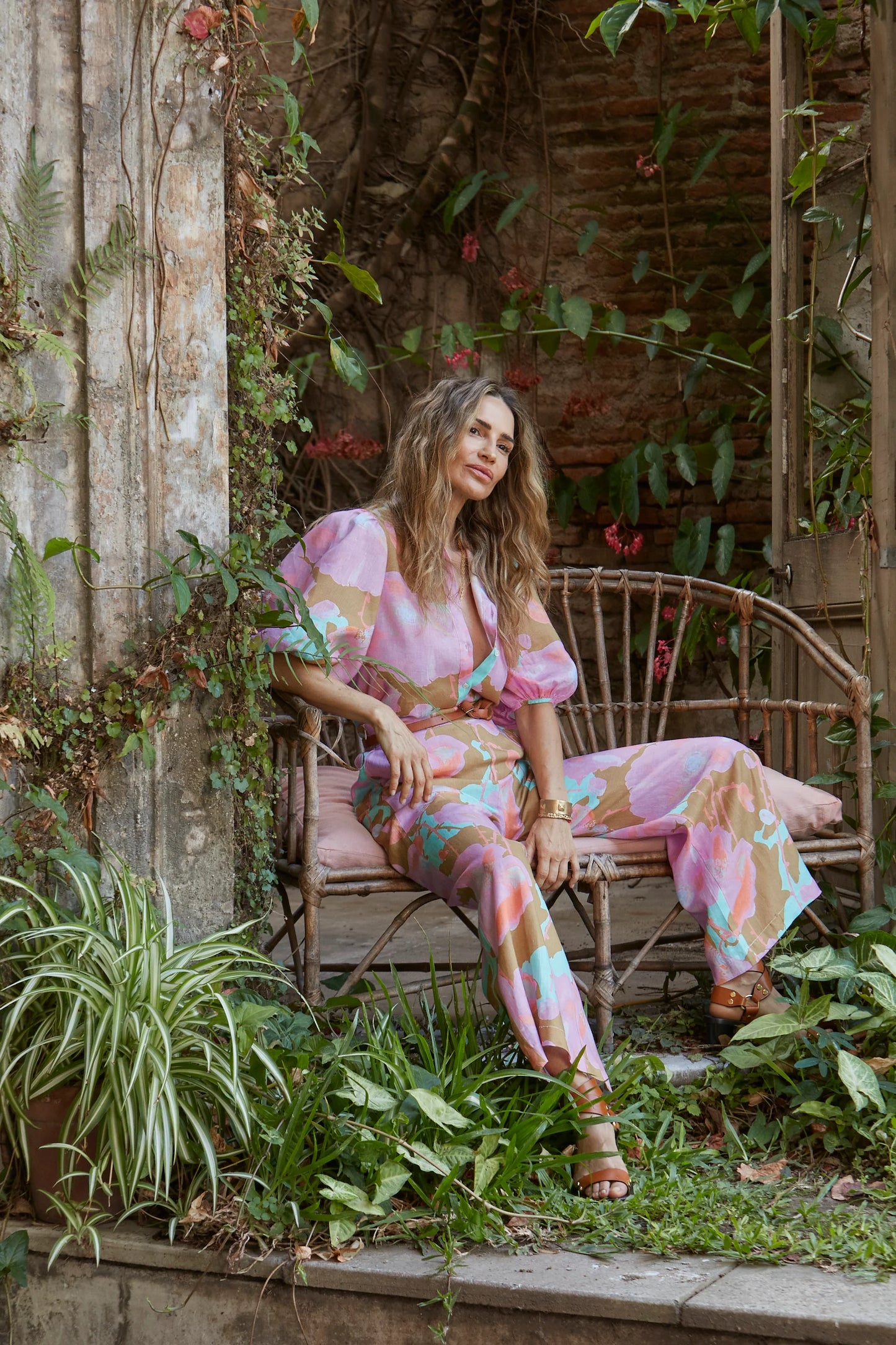 NEW LUNA PANTS - AQUARELA