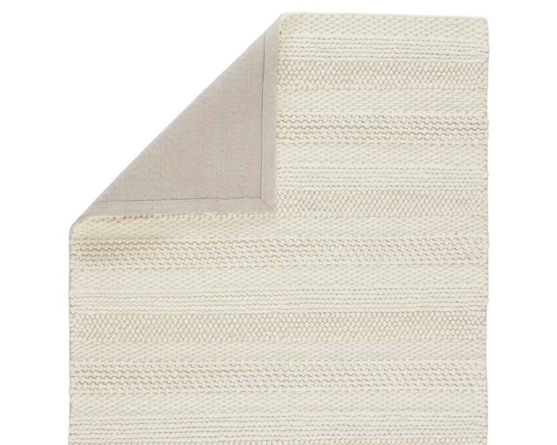 Lagom Handwoven Rug- 100% Wool-Cloud Dancer