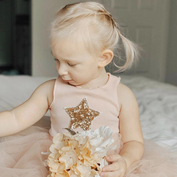 Ph Star Tutu Dress- Ivory