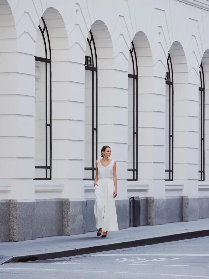 Sofia Cami Top - White