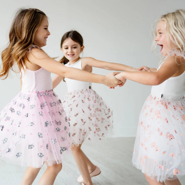 Han Frill Tutu Dress- Pink