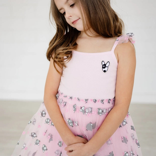 Han Frill Tutu Dress- Pink