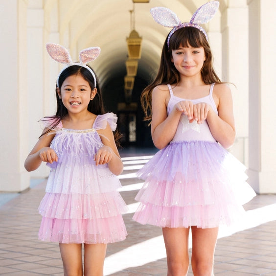4 Layered Tutu Dress- Purple
