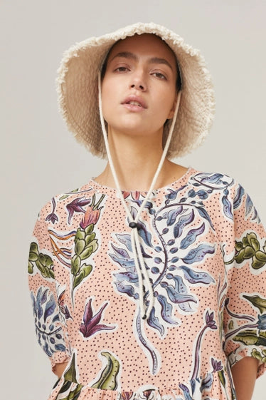 Alcala Linen Dress - Marrakech Gardens