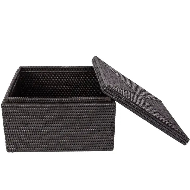 Rattan Storage Box with Lid