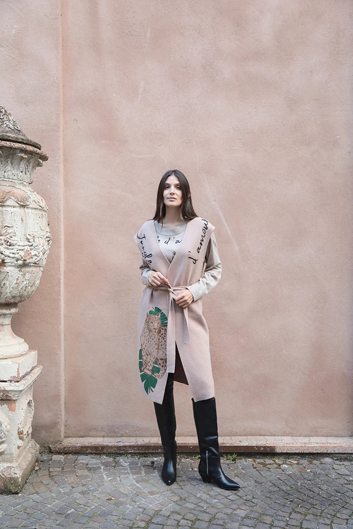 WOOL VEST JUNGLE D' AMOUR