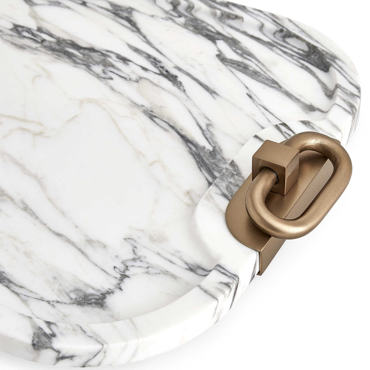 HIPPODROME TRAY - ARABESCATO MARBLE