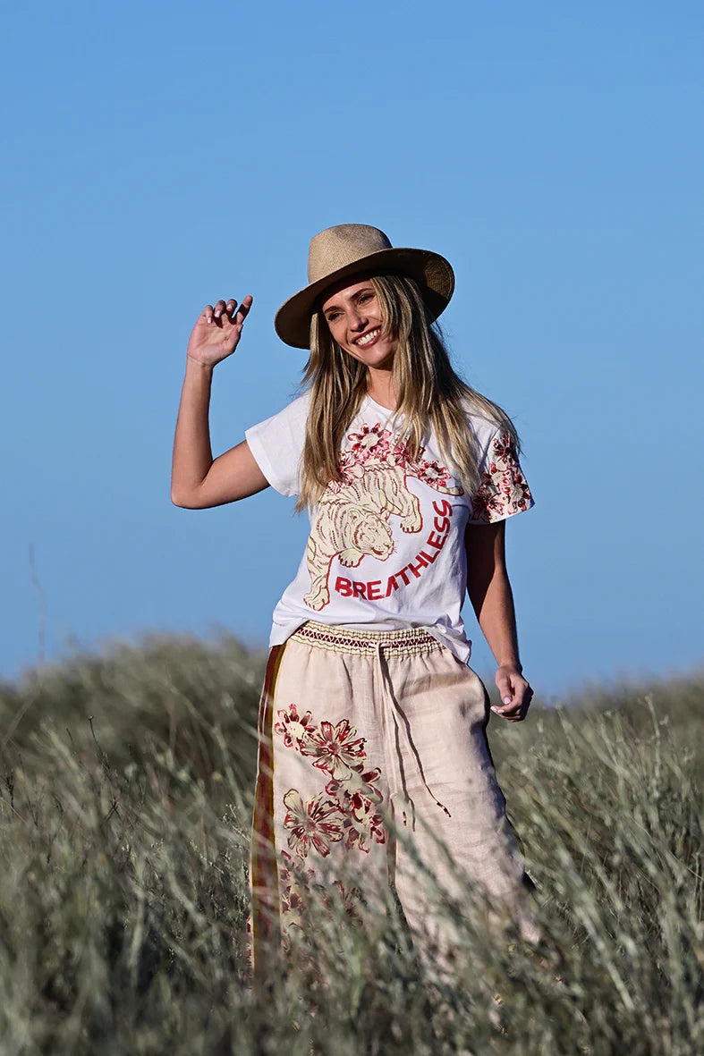 T SHIRT BREATHLESS WHITE