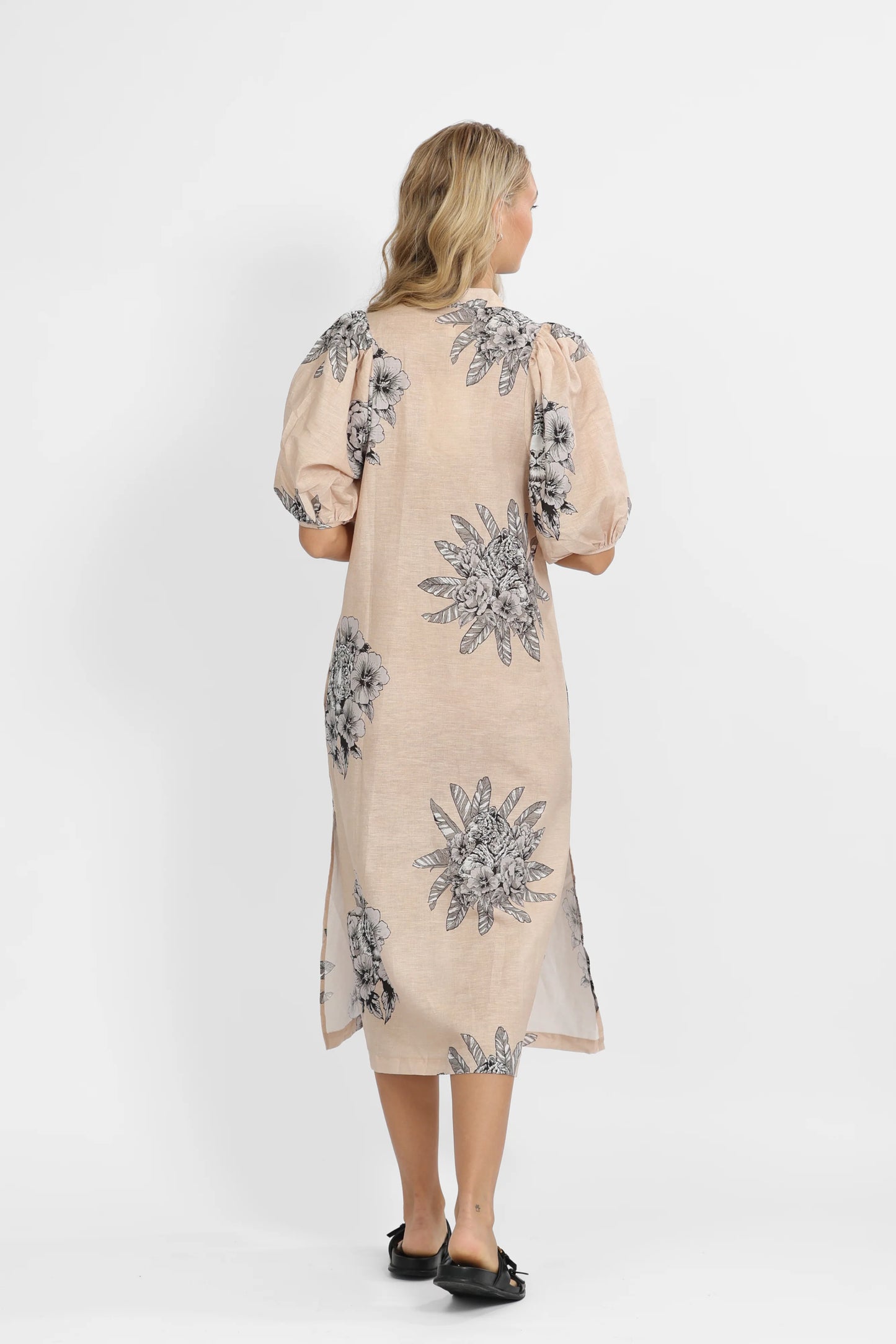 TUNIC TIGER BLOOM BEIGE