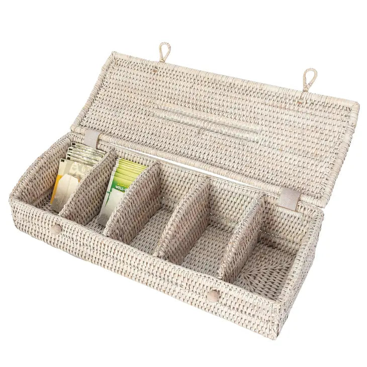 5 Section Tea Box with Lid