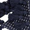 Hand Woven Kadin Throw Navy