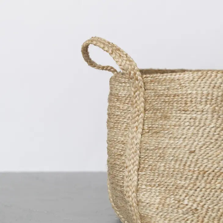 Large Jute Basket - Natural