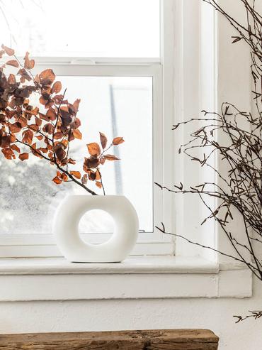 Large Half Modern Circular Vase