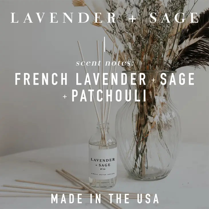 Reed Diffuser Set of 3 -Spa Day, Lavender + Sage & Island Air