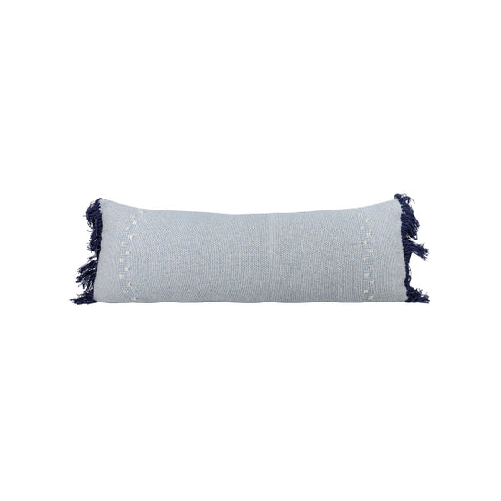 Hand Woven Jacey Pillow Blue