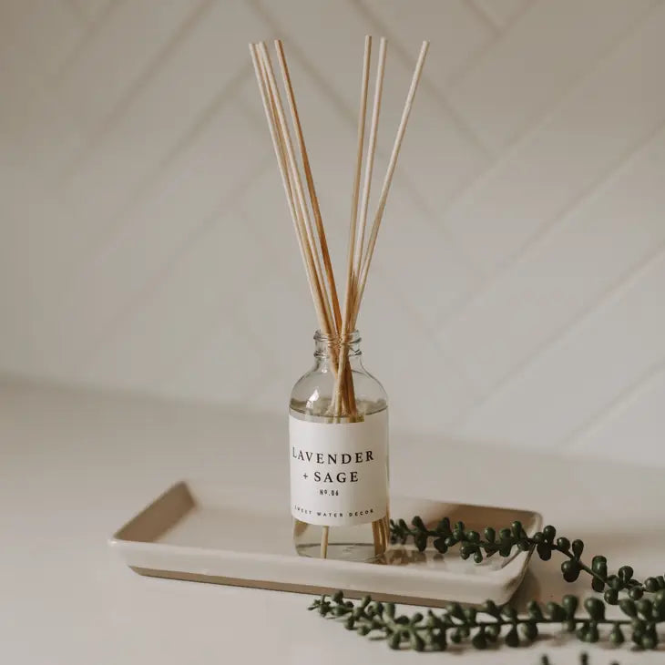 Reed Diffuser Set of 3 -Spa Day, Lavender + Sage & Island Air
