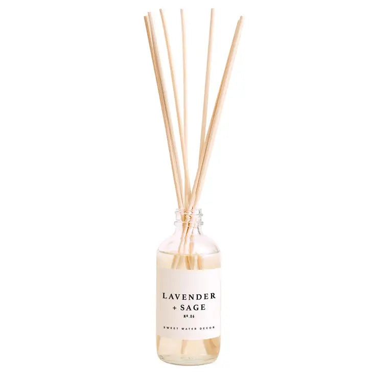Reed Diffuser Set of 3 -Spa Day, Lavender + Sage & Island Air