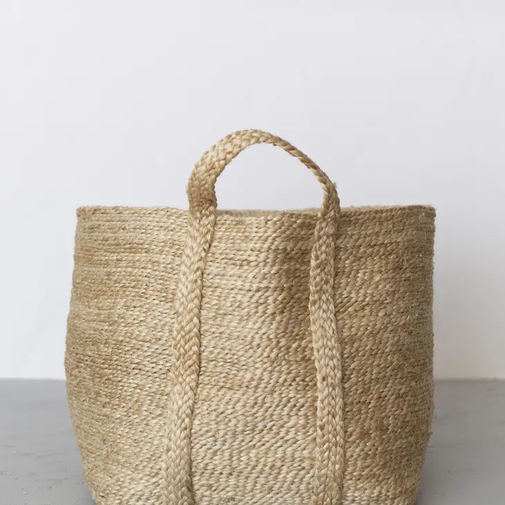 Large Jute Basket - Natural