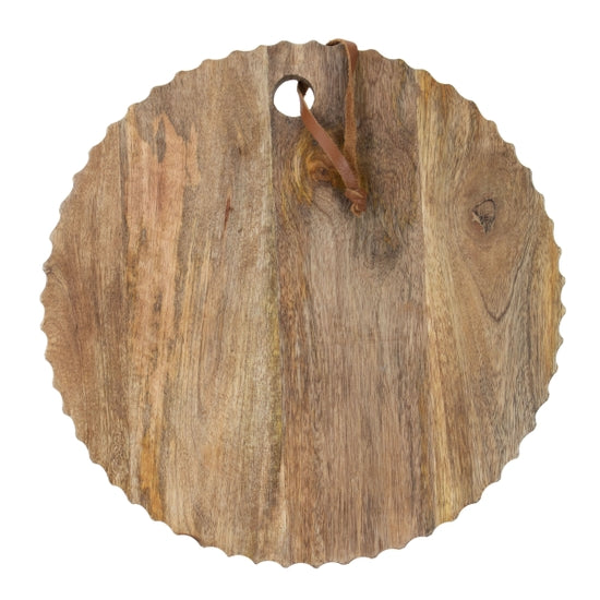 Carved Round Board/Wide