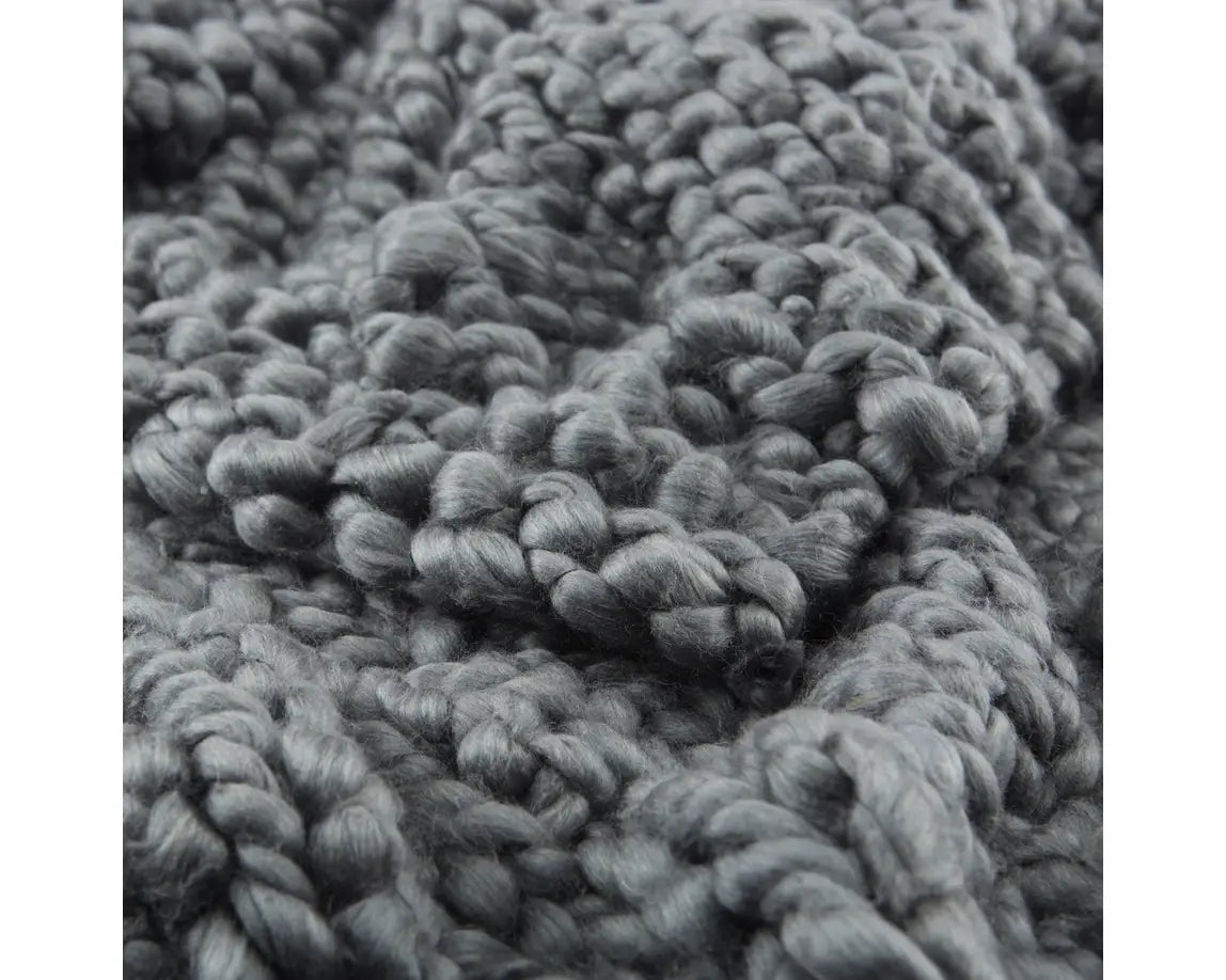 Nikki Chu throw blanket- Gray