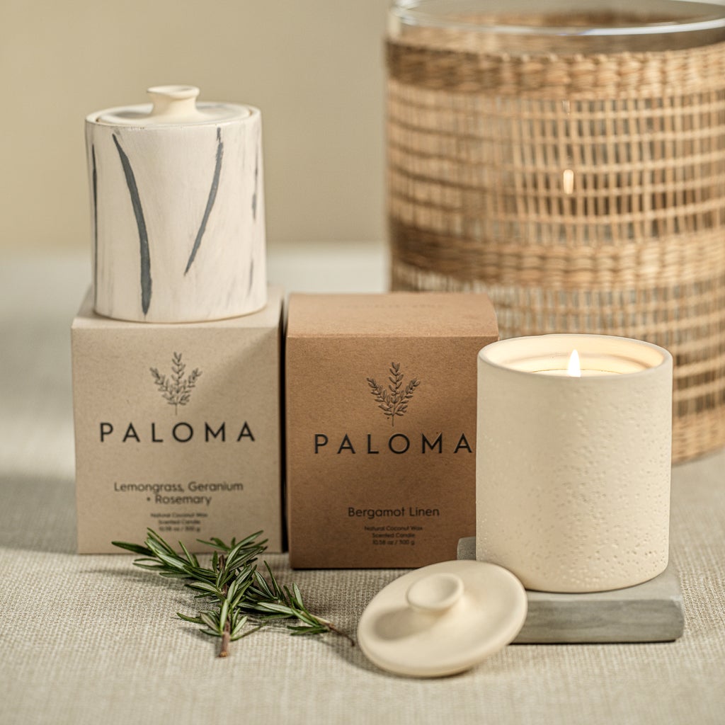 Paloma Scented Candle in Clay Jar