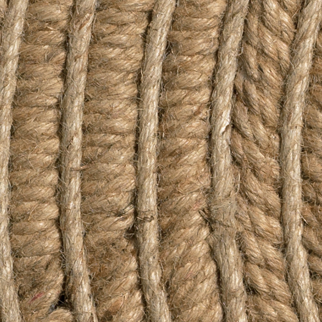 Round Jute Mirror