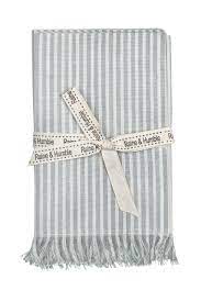 Abby Stripe Napkin Powder - Set of 4 Blue