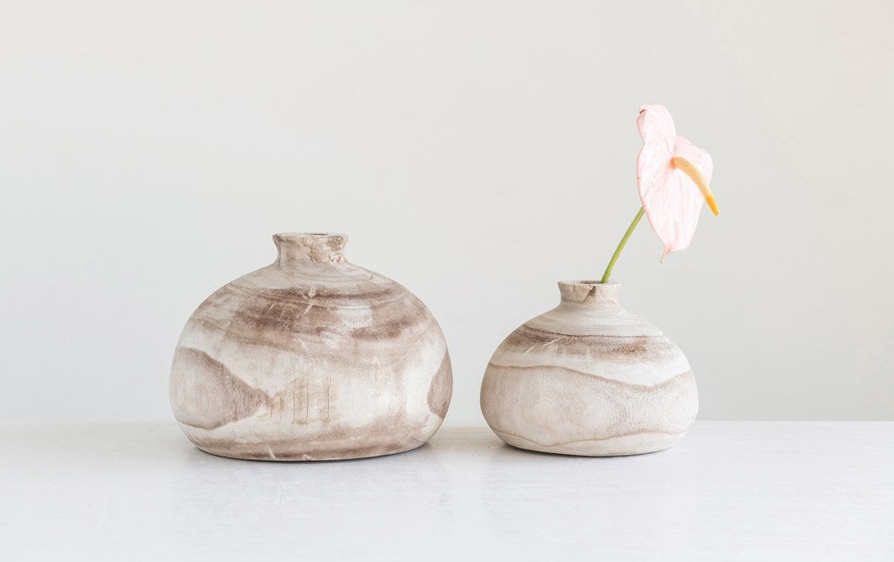 Paulownia Wood Vase