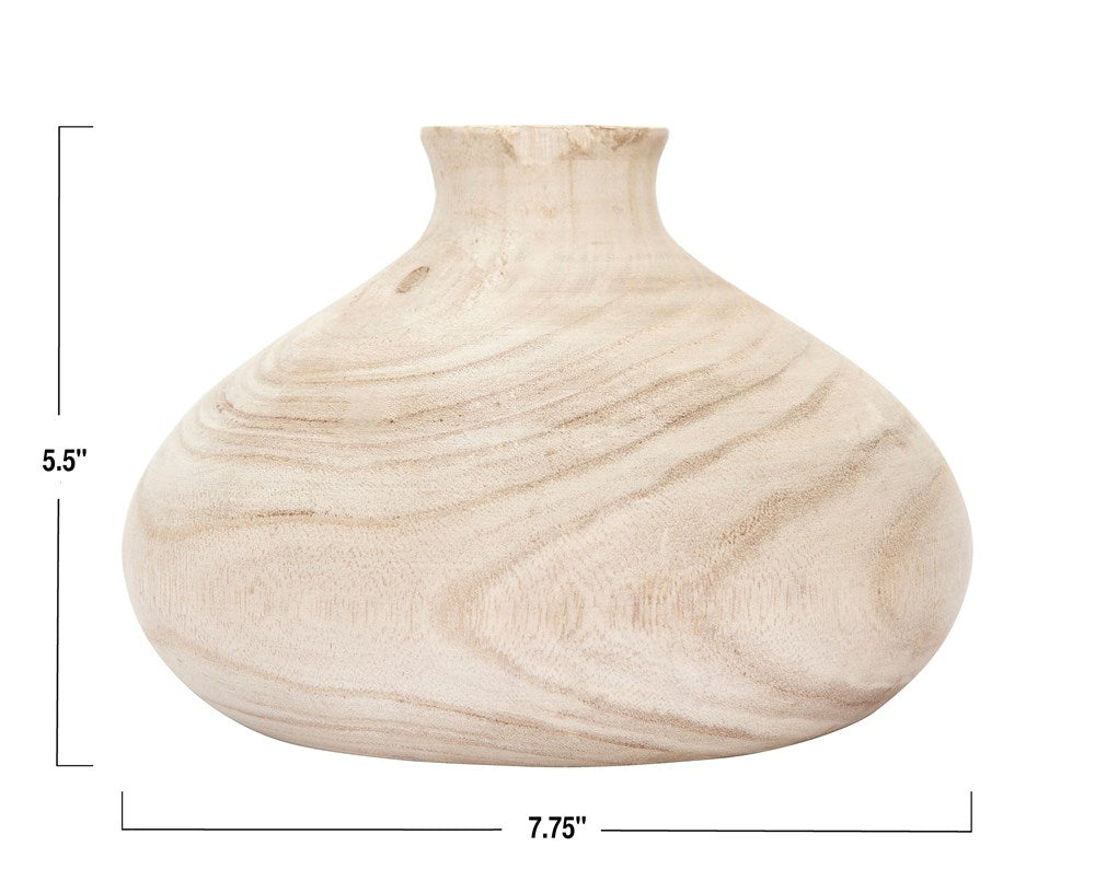 Paulownia Wood Vase