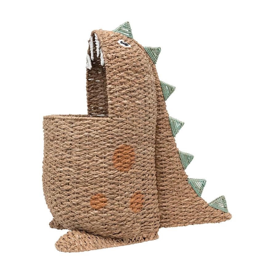 Hand-Woven Bankuan Dinosaur Basket