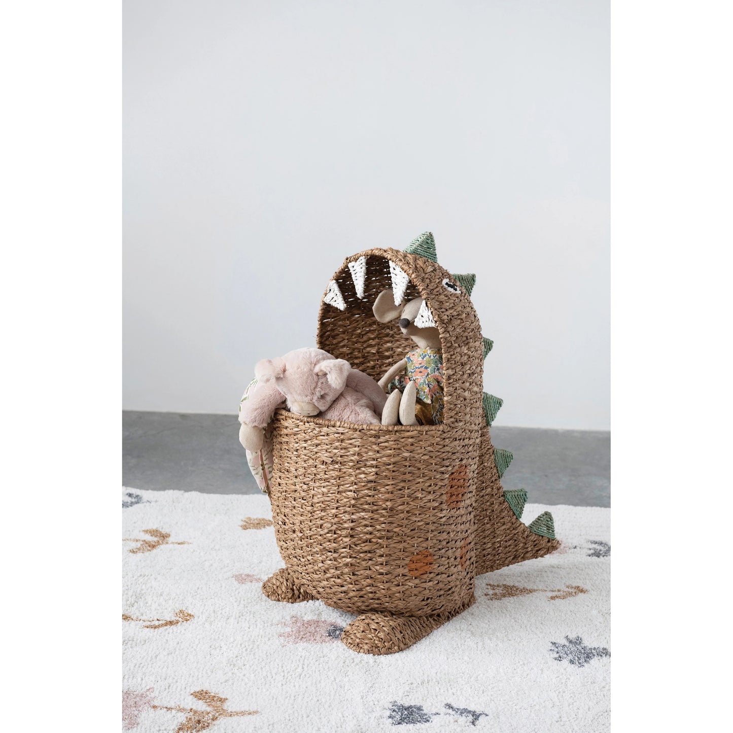 Hand-Woven Bankuan Dinosaur Basket