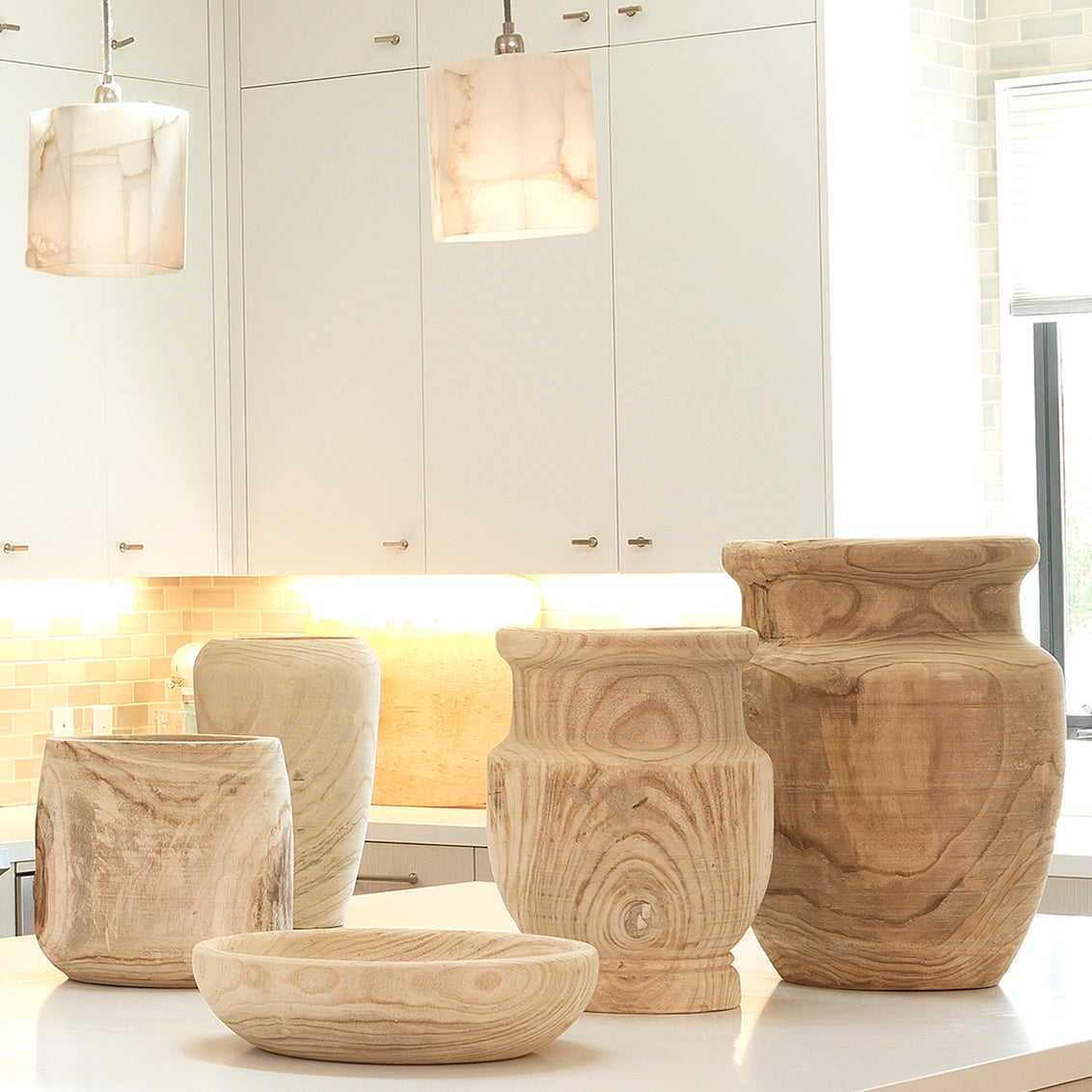 Wooden Vase