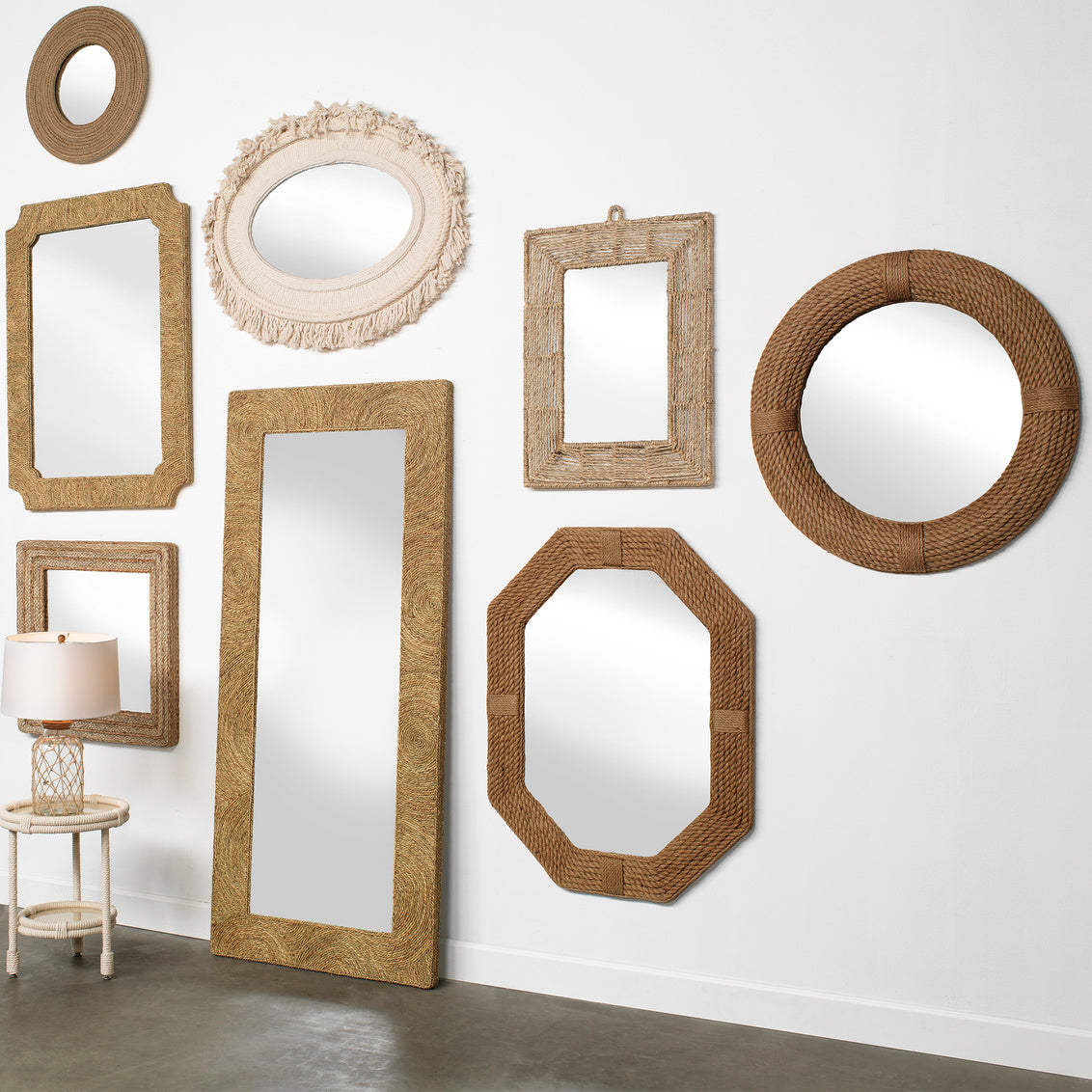 LS Round Rope Mirror