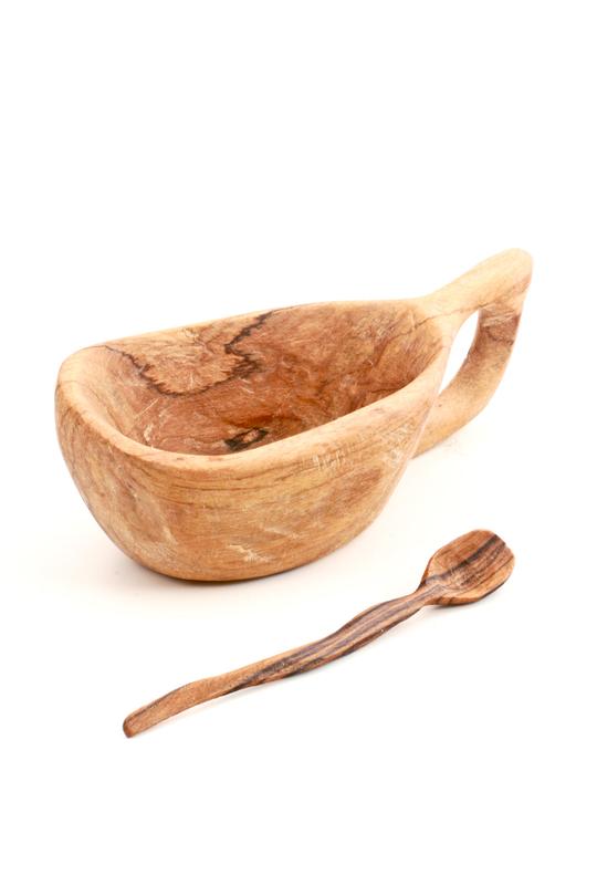 NEW!Wild Olive Wood Spice Bowl