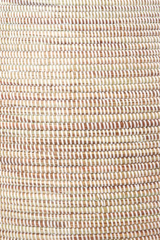 Senegalese Tall White Bongo Hamper Basket